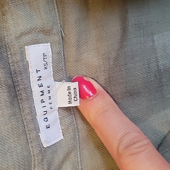 EQUIPMENT FEMME TIE-DYE BUTTON-DOWN SHIRT Size XS - Picture 5 of 8